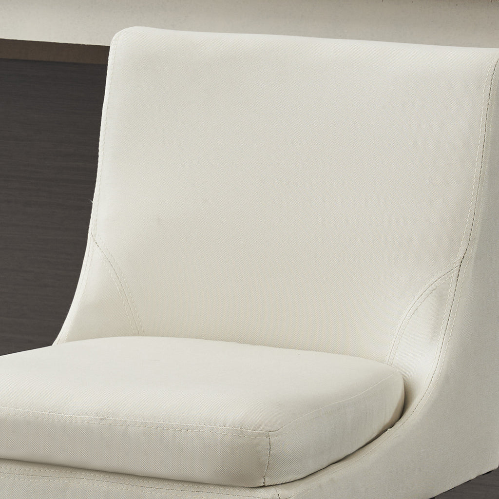 Upholstered Swivel Bar Stools Set of 2