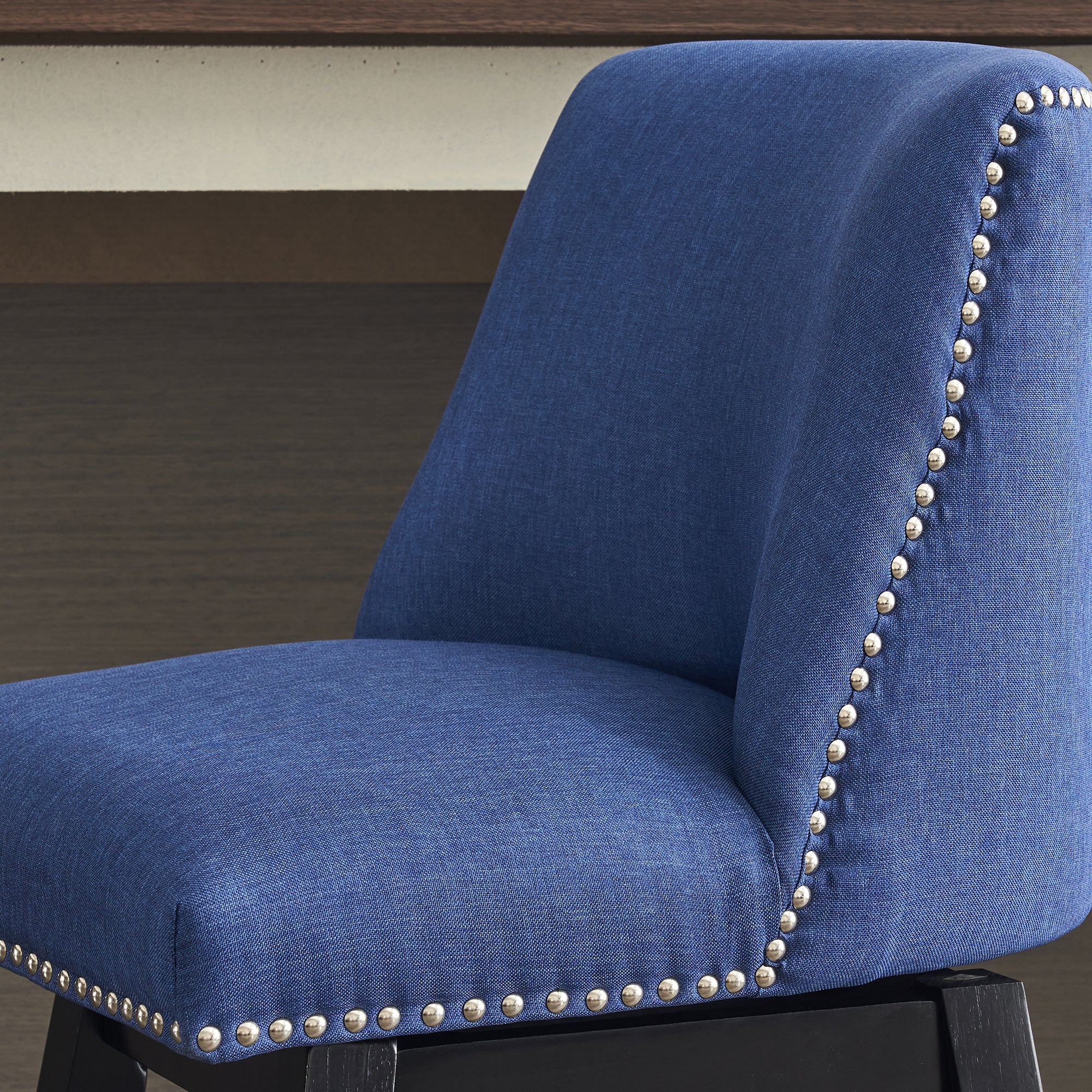 Upholstered Swivel Bar Stools Set of 2
