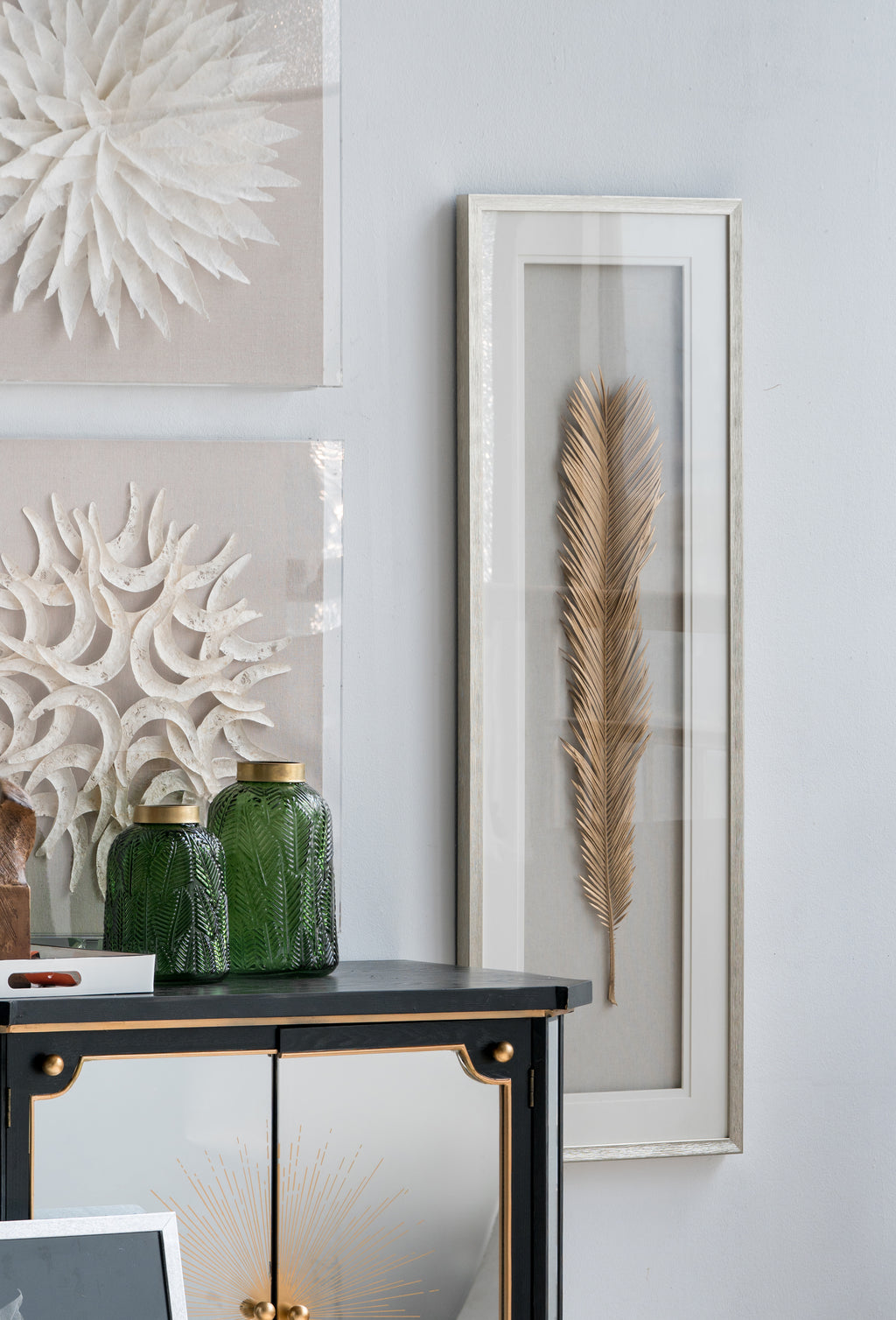 Gold Leaf Framed Wall Art
