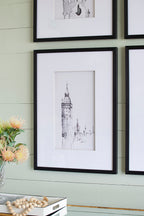 Set of 4 Architecture Wall Art Prints