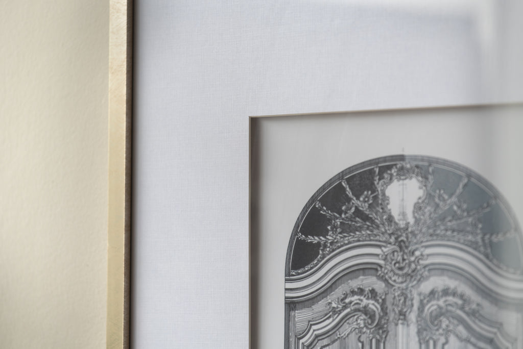 Set of 2 Fake Pencil Architectural Wall Art