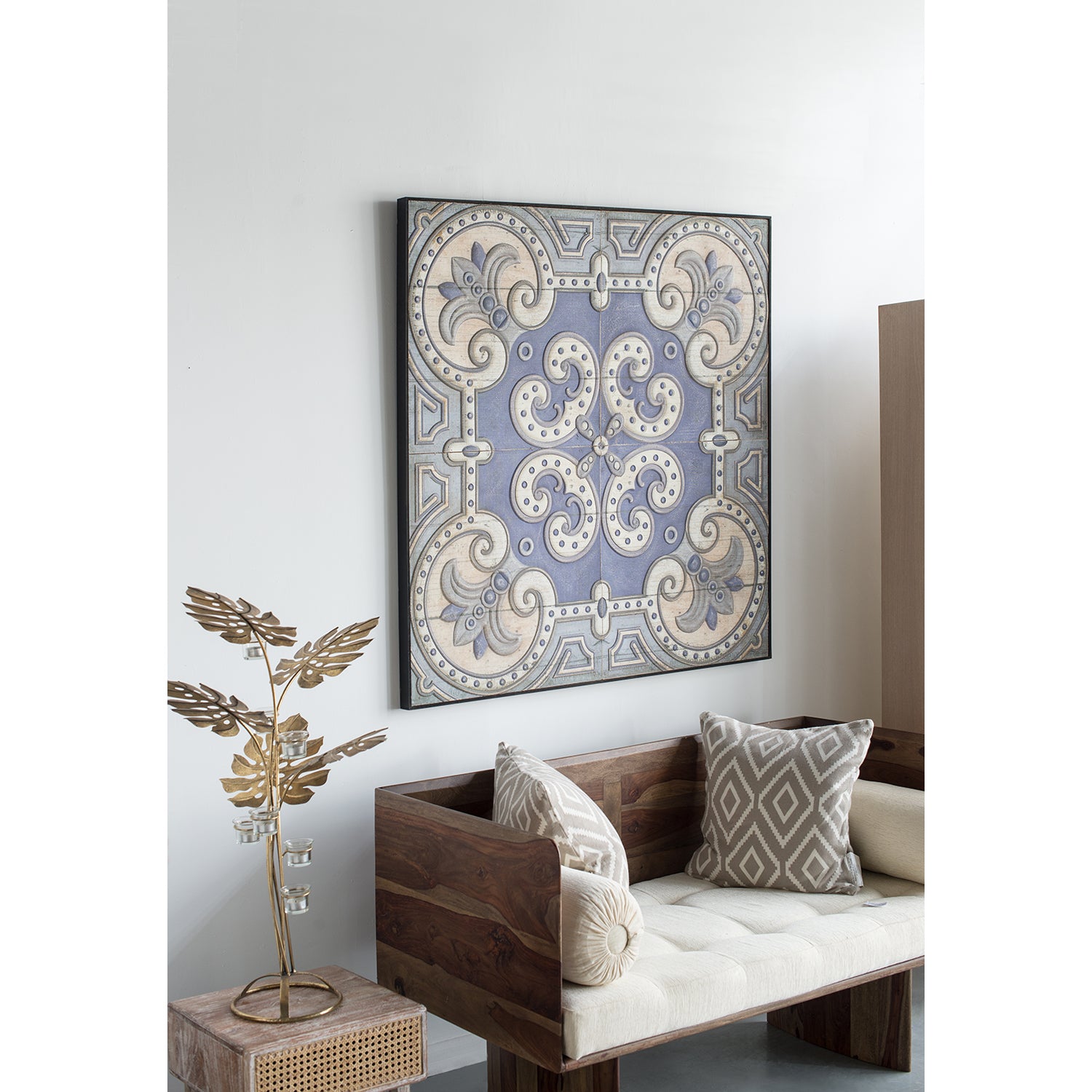 48" x 48" Large Wall Art Panel - Square Wall Decor