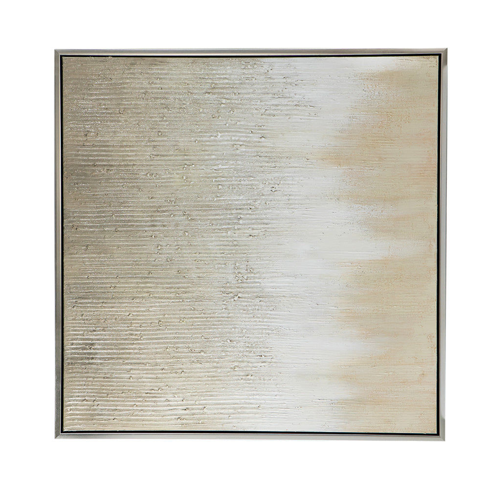 Golden Sunshine Framed Hand-Painted Canvas Print Wall Art