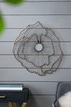 Set of 3 Metal Flowers Wall Decor