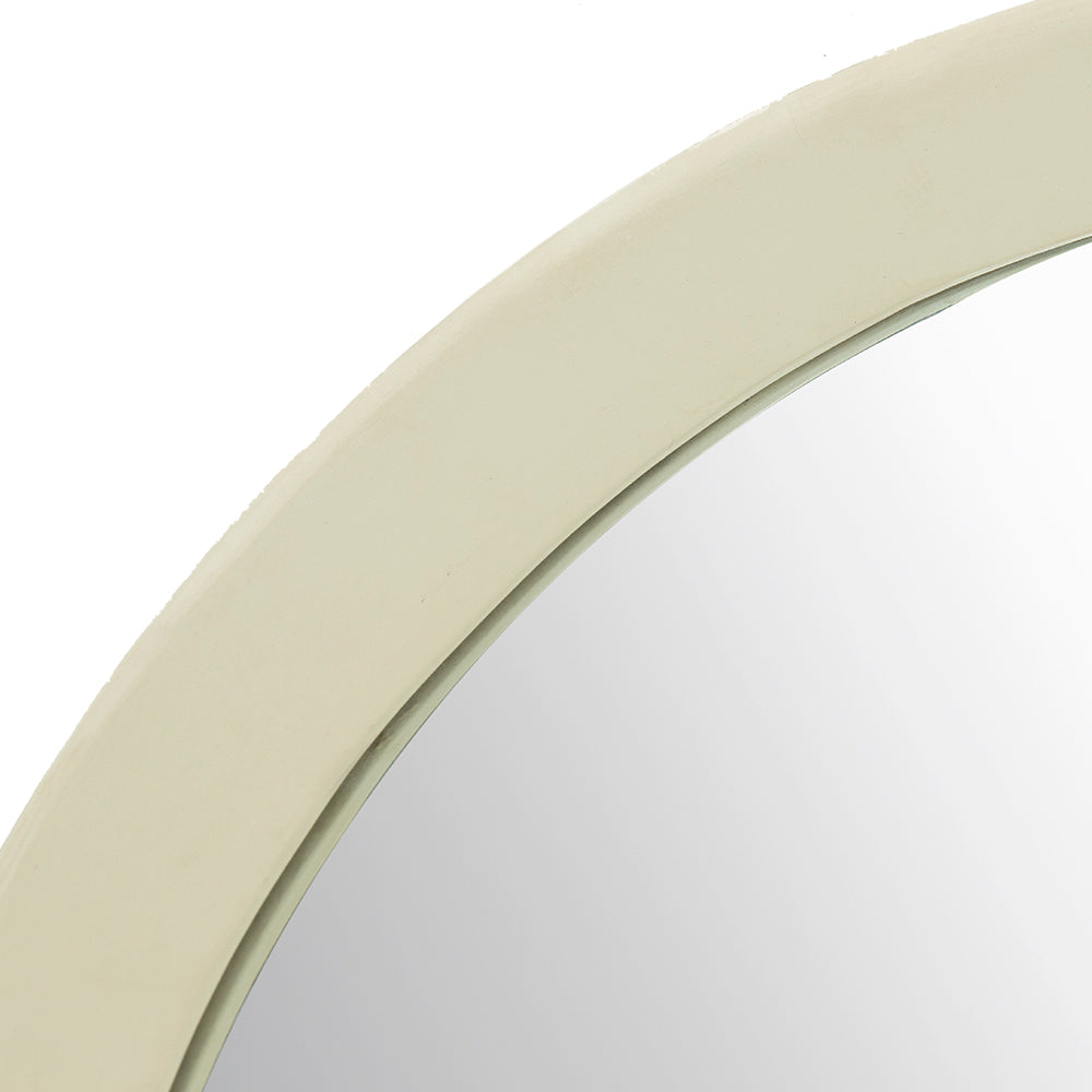D20x1.5" Transitional Mango Wood Wall Mirror