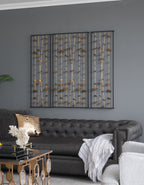 Set of 3 Metal Decorative Wall Art