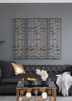 Set of 3 Metal Decorative Wall Art