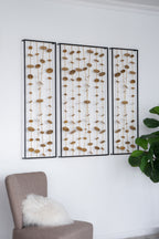 Set of 3 Metal Decorative Wall Art