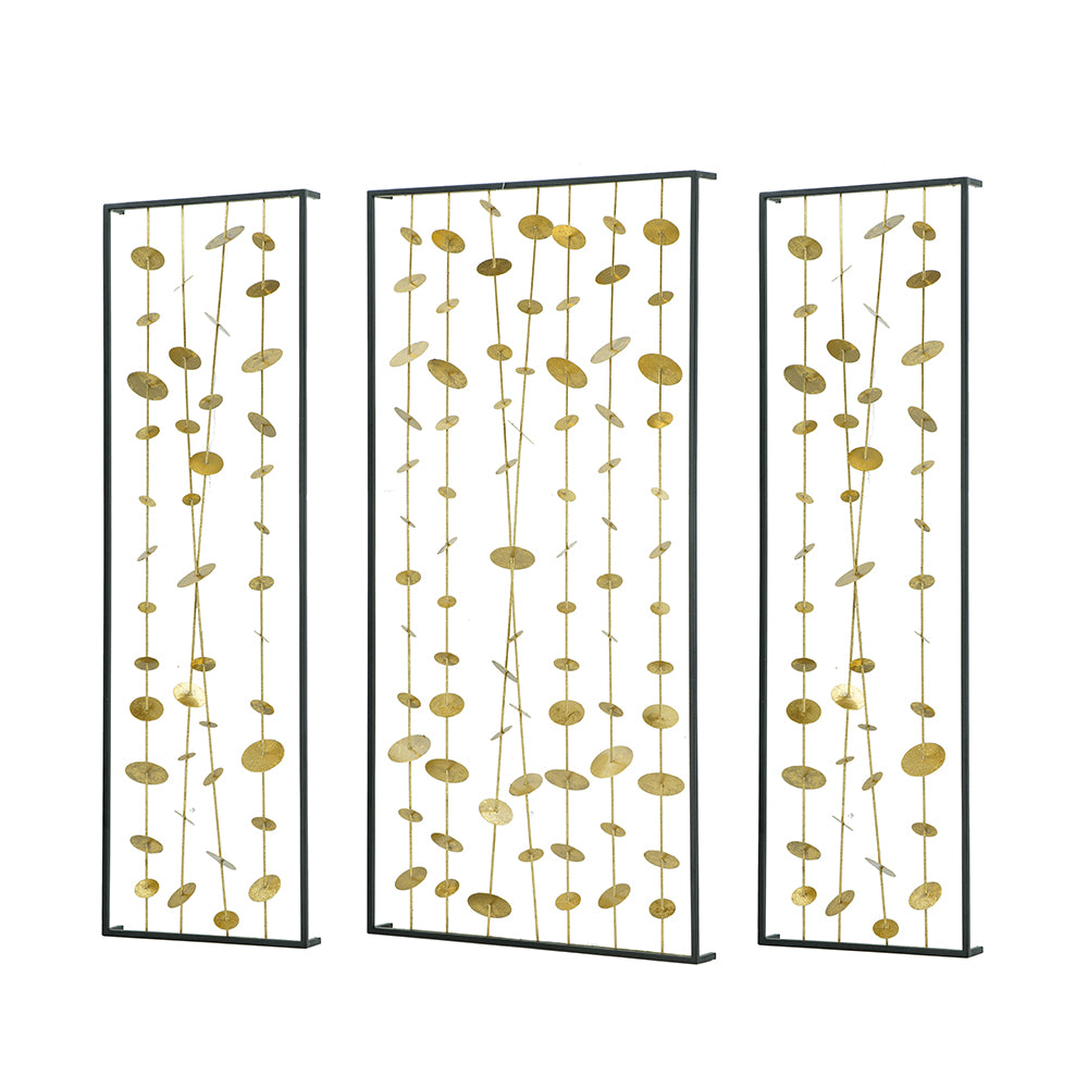 Set of 3 Metal Decorative Wall Art