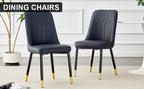 Black Dining Chairs and Living Room Chairs Set
