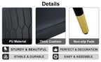 Black Dining Chairs and Living Room Chairs Set