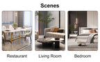 Black Dining Chairs and Living Room Chairs Set