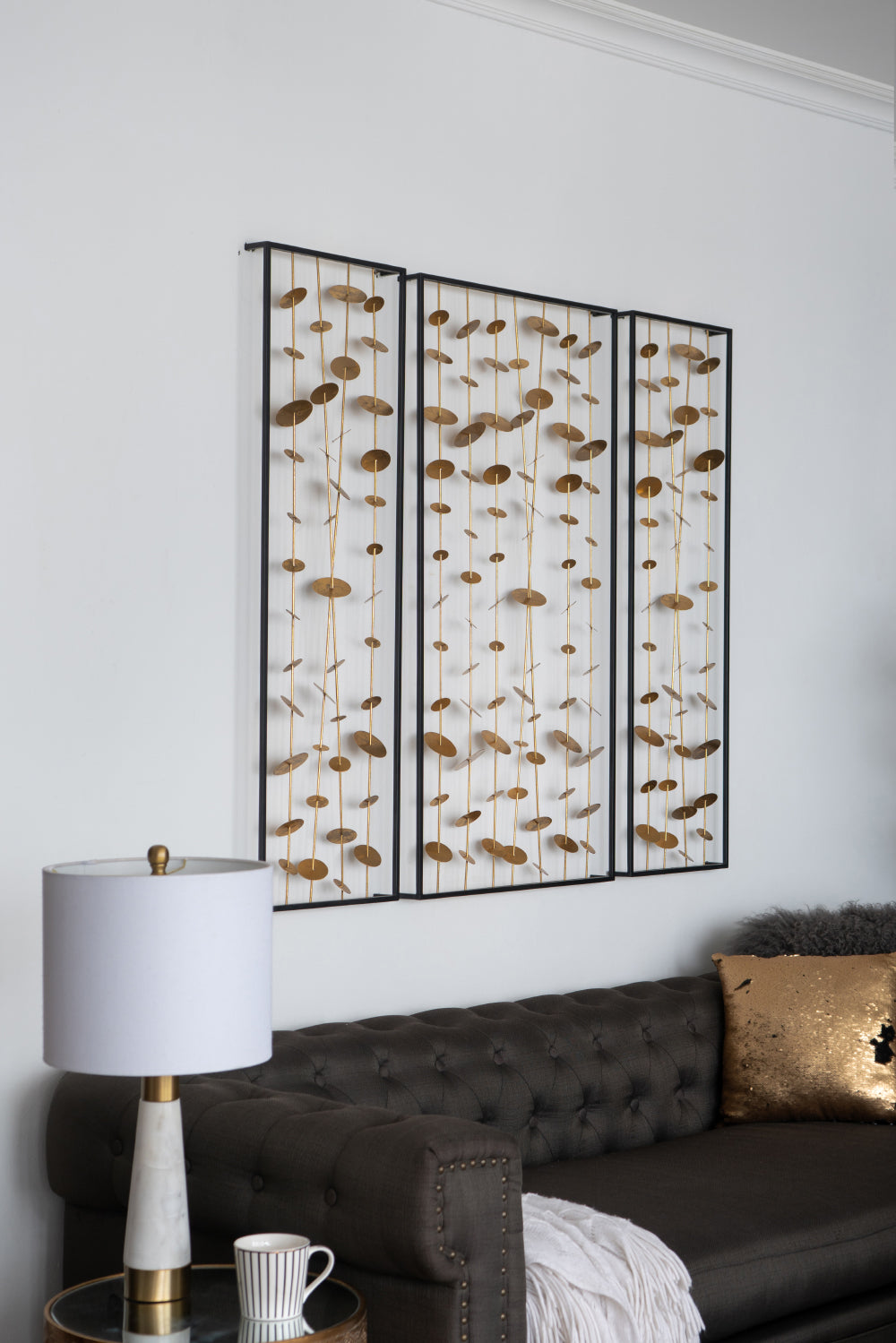 Set of 3 Metal Decorative Wall Art