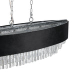 39" Modern Crystal Chandelier