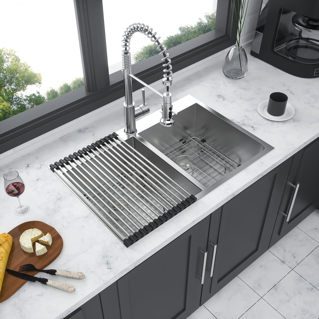 Double Bowl (50/50) Drop In Sink - Stainless Steel