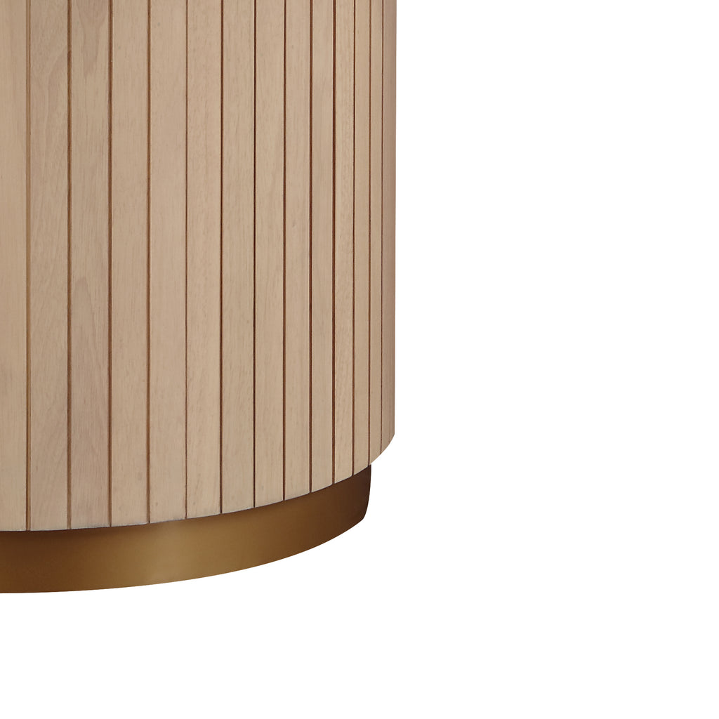 Caspian Oak Finish Dining Table