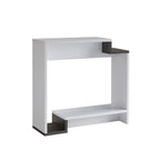 Contemporary Console Table With Two Open Shelves