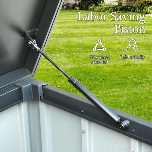 160 Gallon Outdoor Storage Deck Box Waterproof