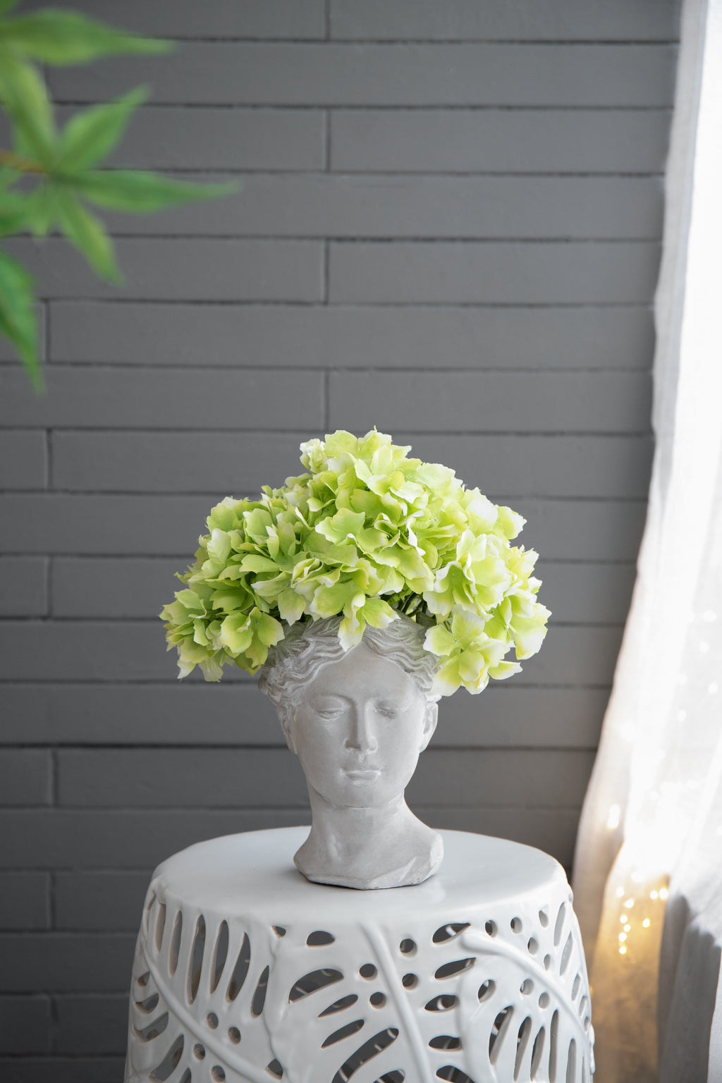 Greek Style Cement Head Planter