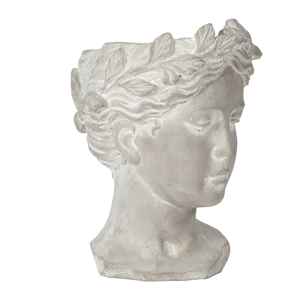 Greek Style Cement Head Planter