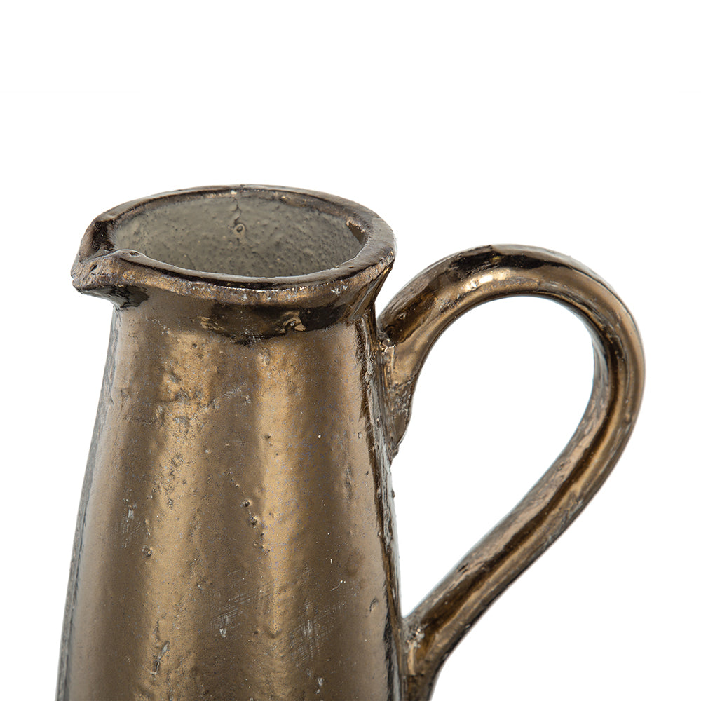 Candia Terracotta Pitcher, Sienna