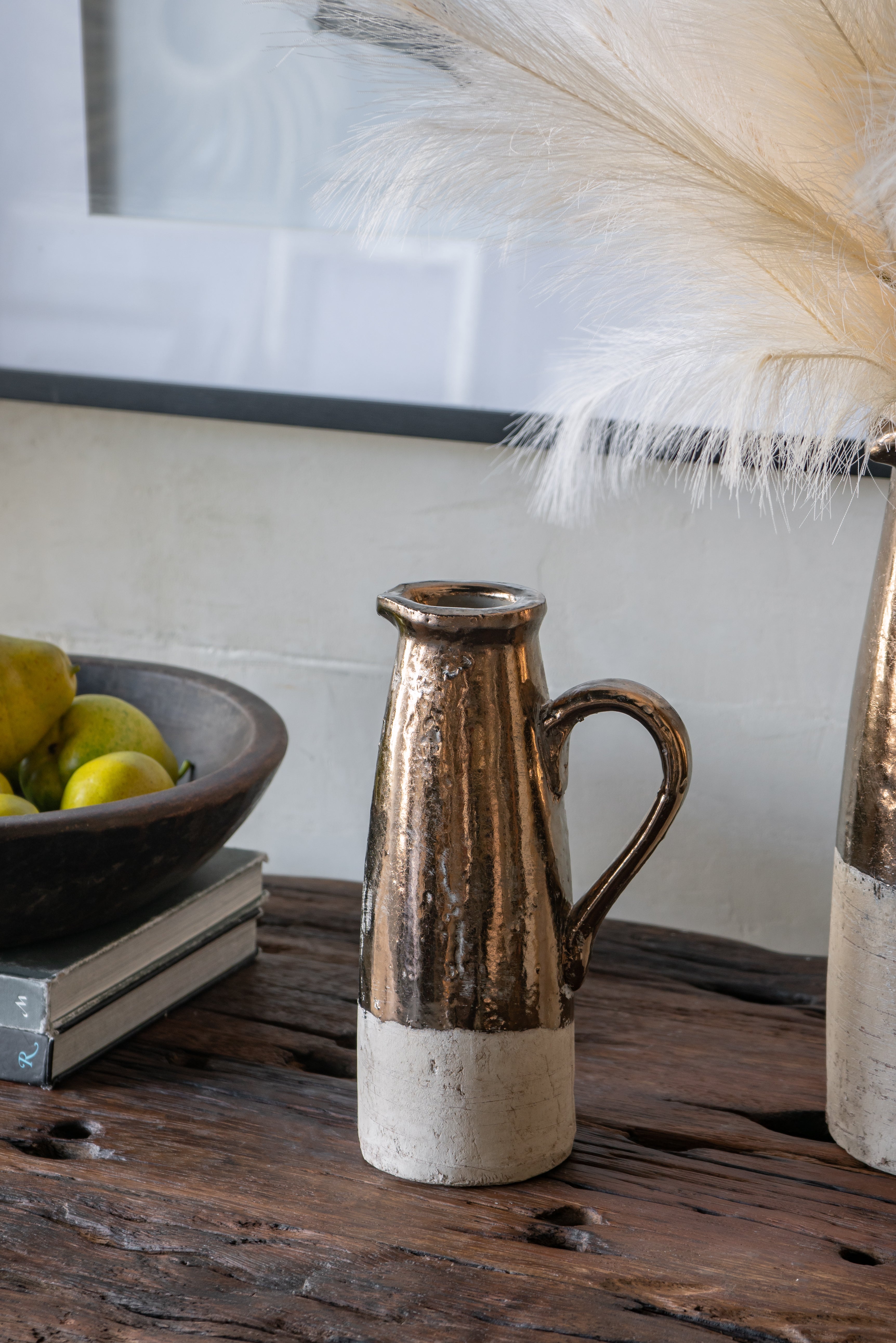 Candia Terracotta Pitcher, Sienna