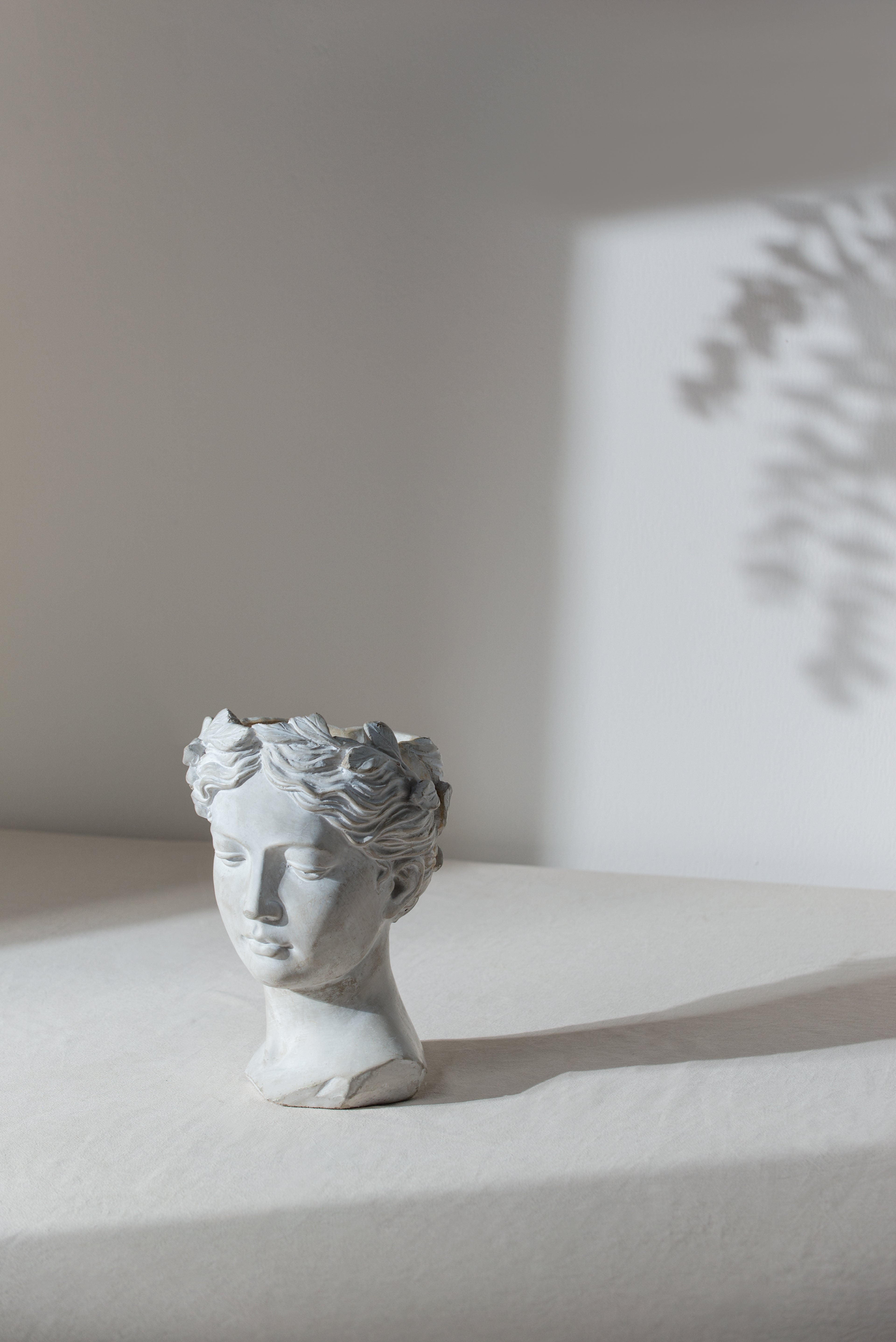 Greek Style Cement Head Planter