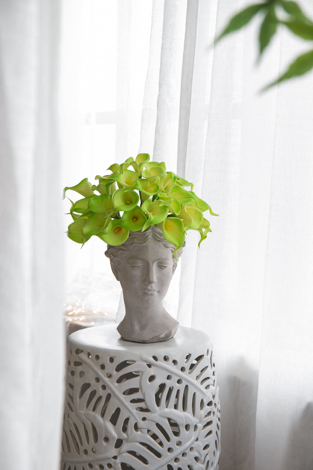 Greek Style Cement Head Planter
