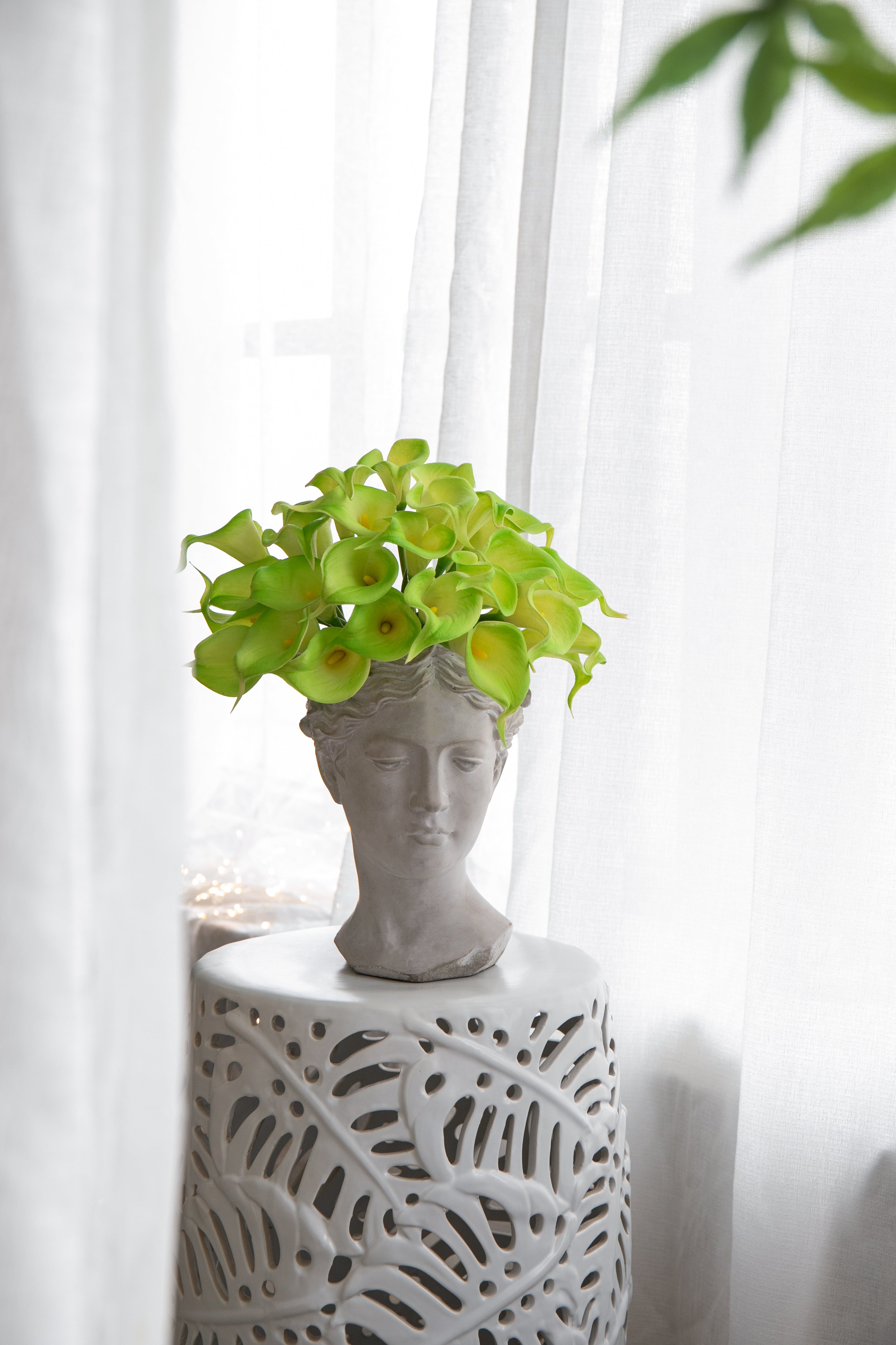 Greek Style Cement Head Planter