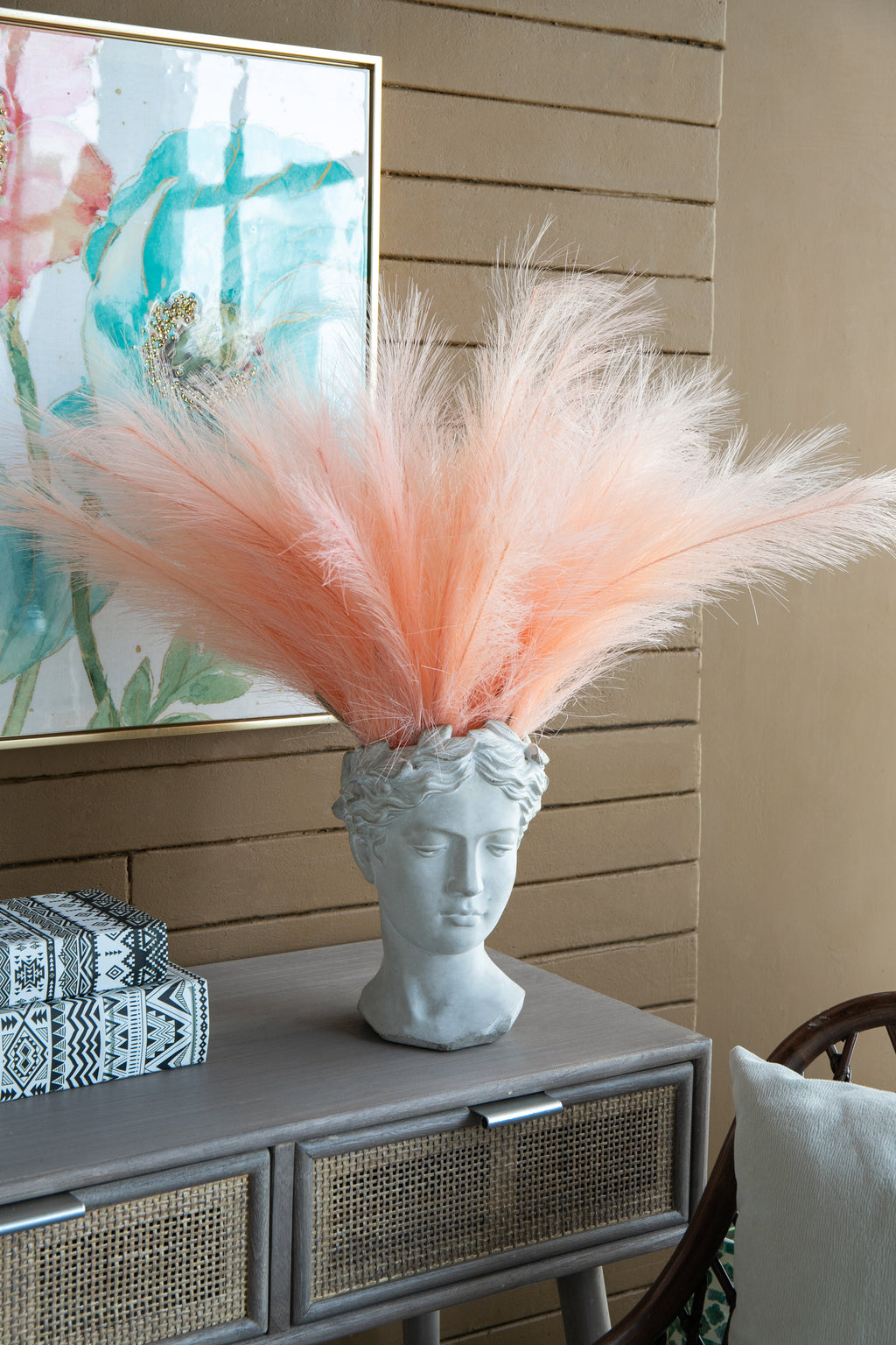 Greek Style Cement Head Planter