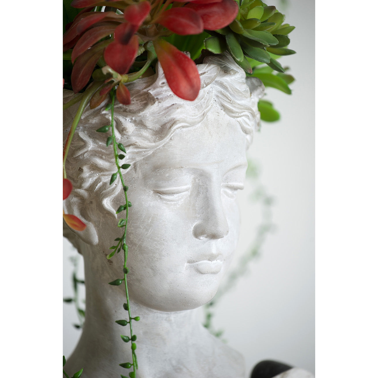 Greek Style Cement Head Planter