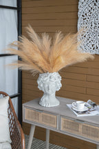 Cement Bust Wall Planter - Indoor Outdoor Home Garden Decor