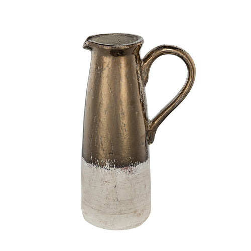Candia Terracotta Pitcher, Sienna