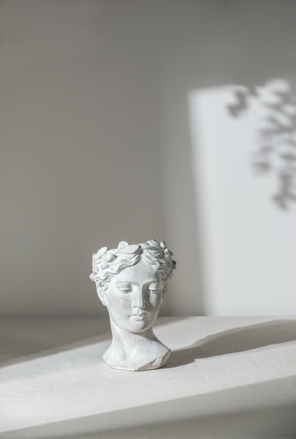 Greek Style Cement Head Planter