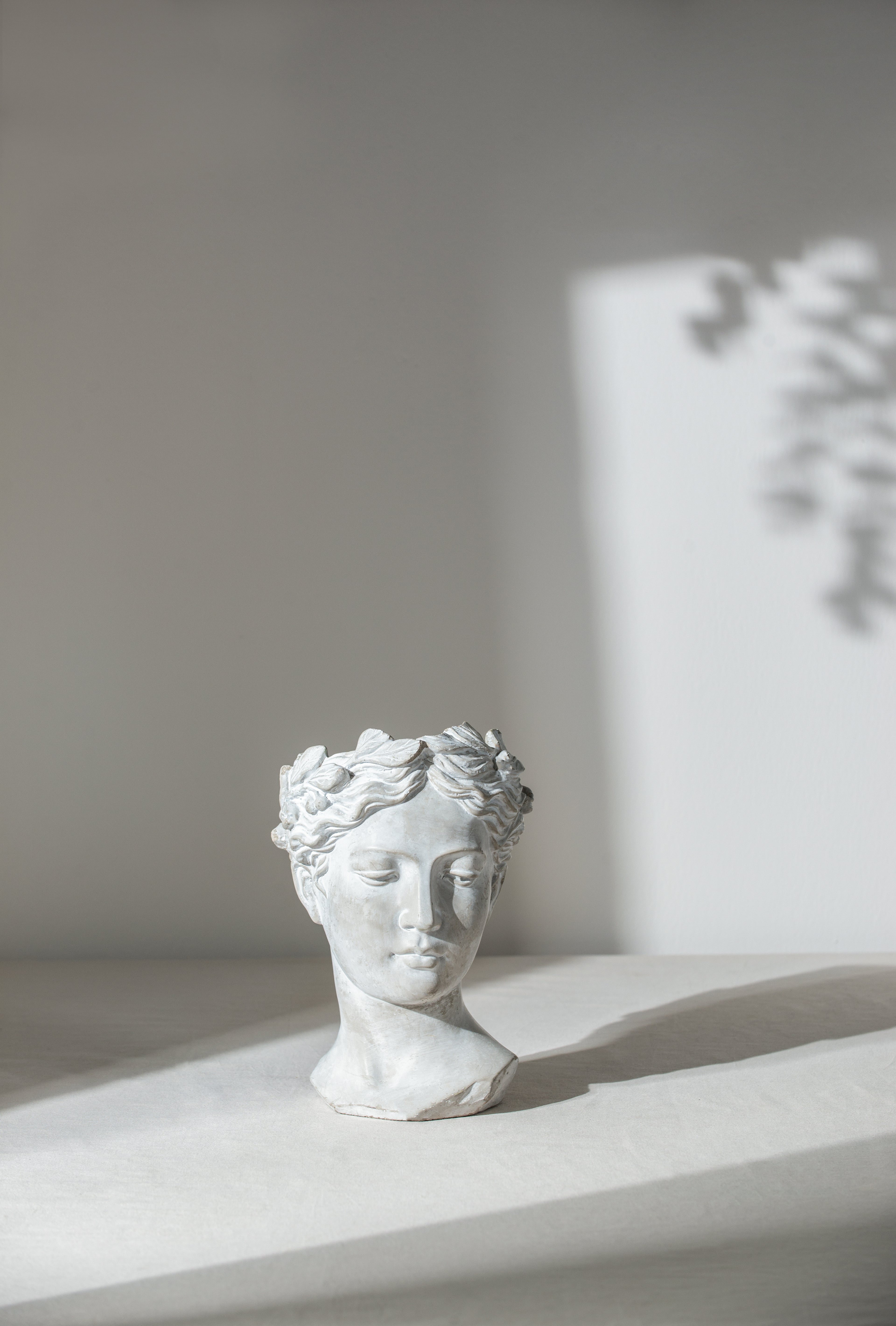 Greek Style Cement Head Planter
