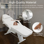 Massage Salon Tattoo Chair with Two Trays and Hydraulic Stool