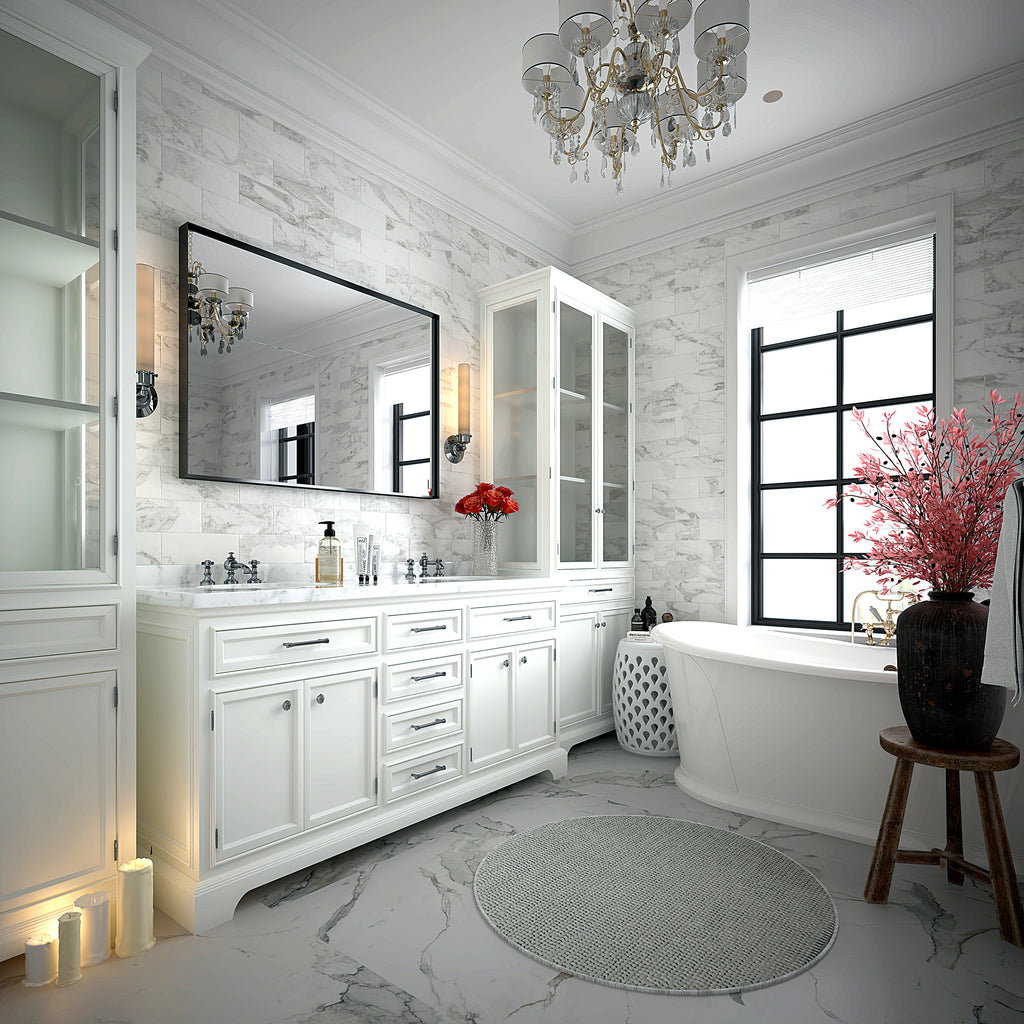 36x24 Inch Beveled Edge Bathroom Mirror