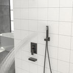 Shower System with Waterfall Tub Spout