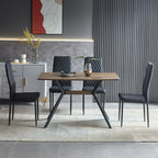Modern Minimalist Style Dining Table MDF Wooden Top