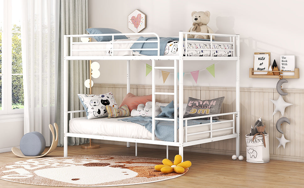 Full Over Full Metal Bunk Bed
