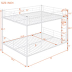 Full Over Full Metal Bunk Bed