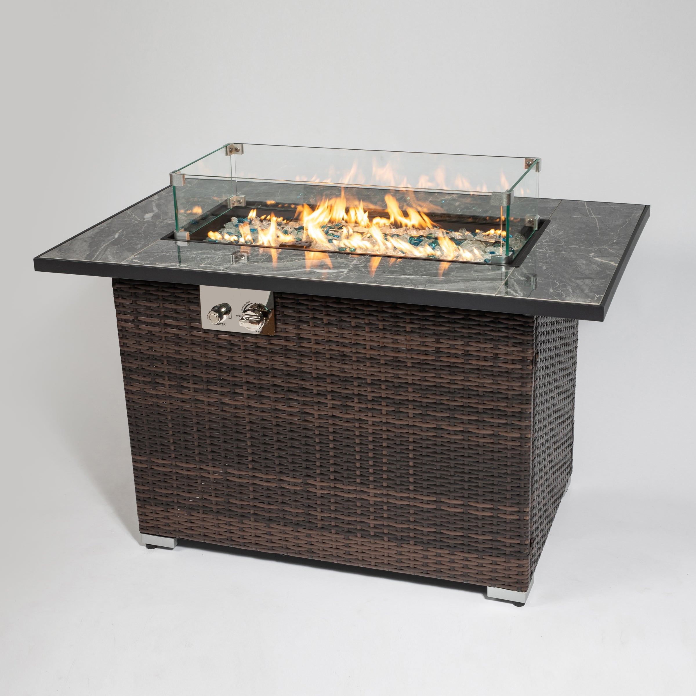 44" Propane Gas Fire Pit Table