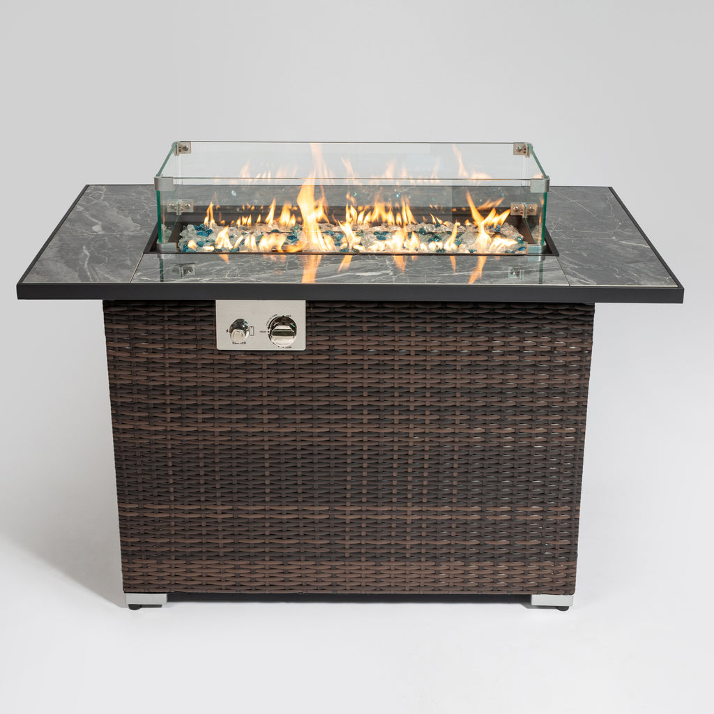 44" Propane Gas Fire Pit Table