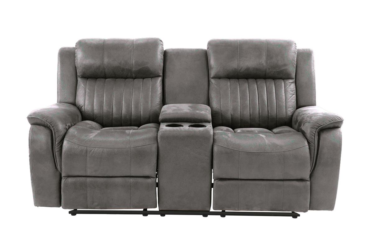 Contemporary Style Manual Motion 3pc Living Room Set