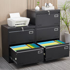 2 Drawer Lateral File Cabinet with Lock