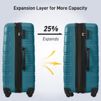 Hardshell Luggage Sets 4 pcs + Bag Spinner Suitcase with TSA Lock