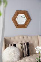 18.5" Hexagon Mirror