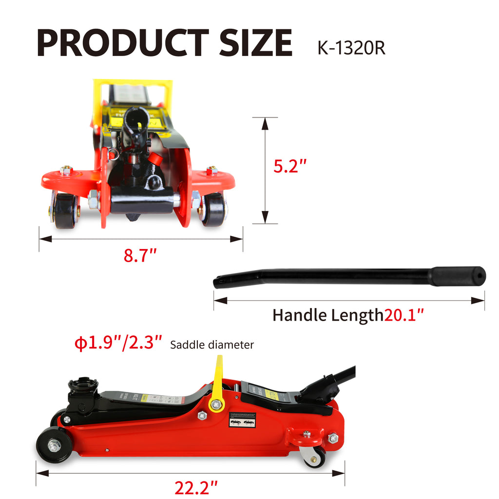 2 Ton Low Profile Floor Jack