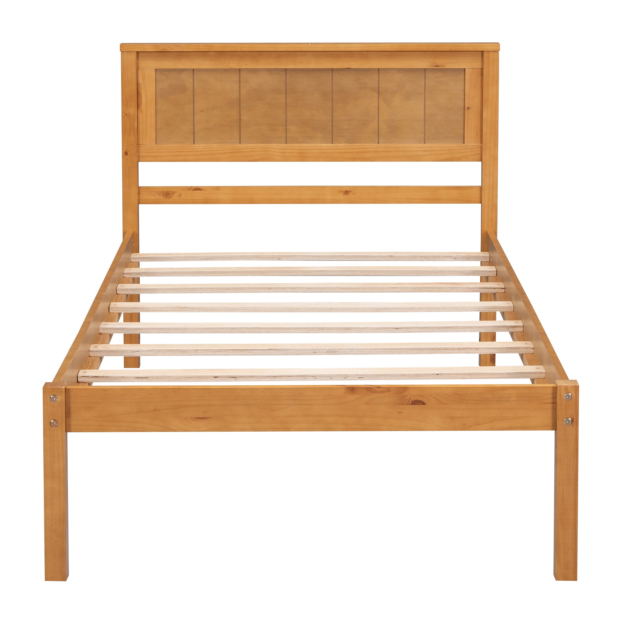 Twin Platform Bed Frame with Headboard