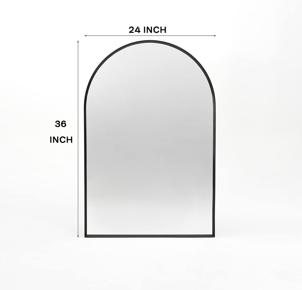24x36 Inch Arch Bathroom Mirror